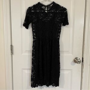 Rue 21 Black Lace Skater Dress NWT